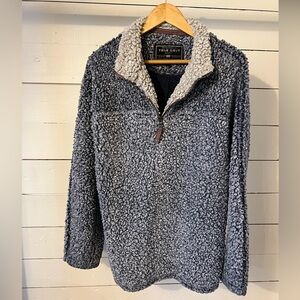True Grit blue Sherpa Fleece